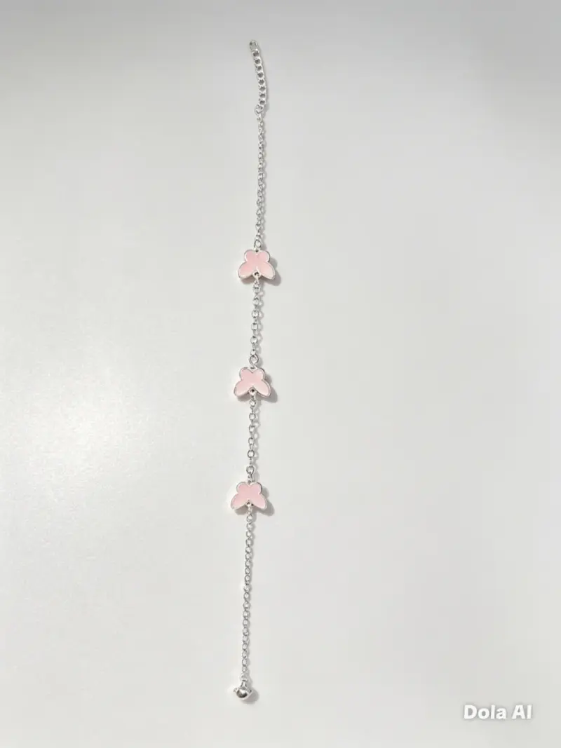 Pulsera con corazones verdes - 2