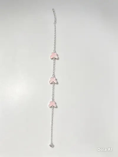 Pulsera con corazones verdes - miniatura 2