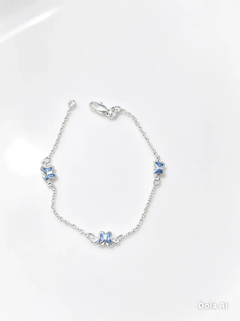Pulsera con corazones verdes - 6