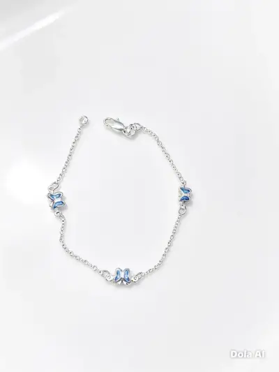 Pulsera con corazones verdes - miniatura 6