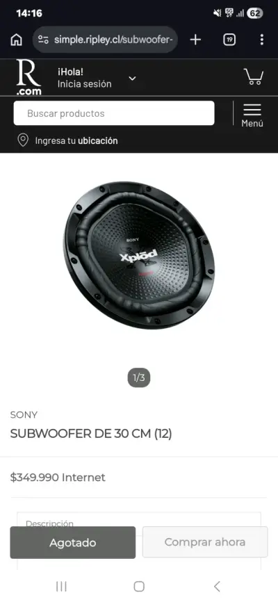 Subwoofer Sony XPLOD 1800W - miniatura 6