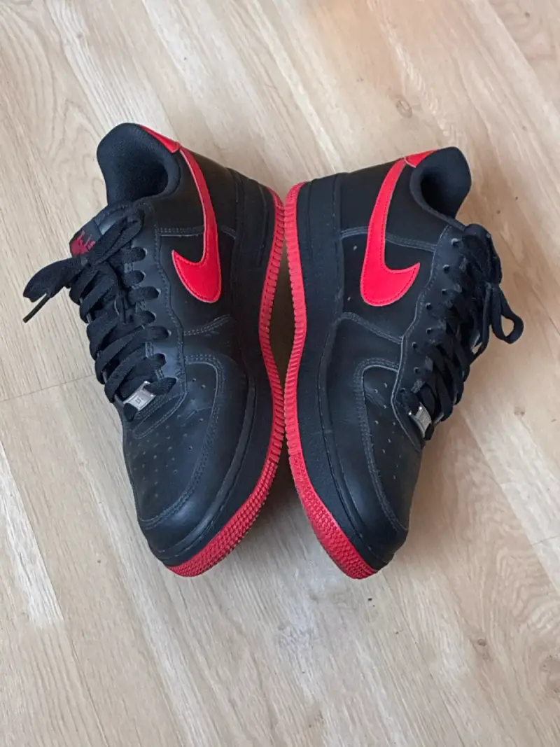 Nike AF1 red/black - 1