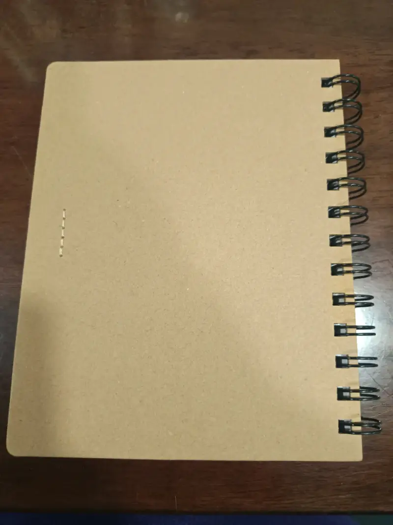 Cuaderno espiral con bolígrafo azul - 3