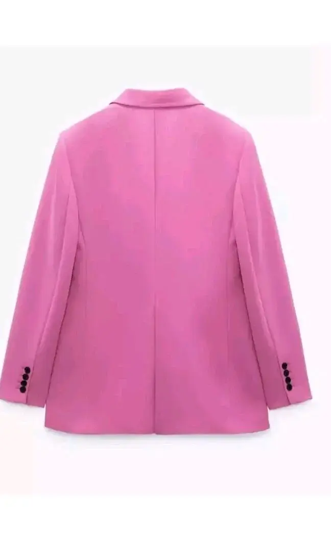 Blazer Zara color rosado - 2