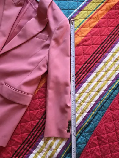 Blazer Zara color rosado - miniatura 6