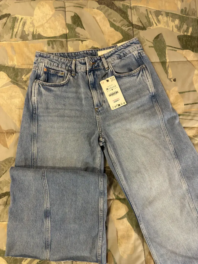 Jeans Wide Leg Zara Talla 38