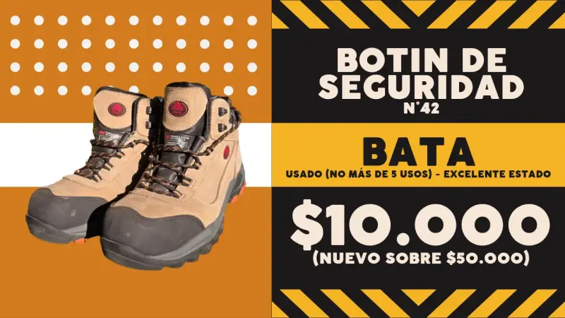 Botas de seguridad BATA N°42