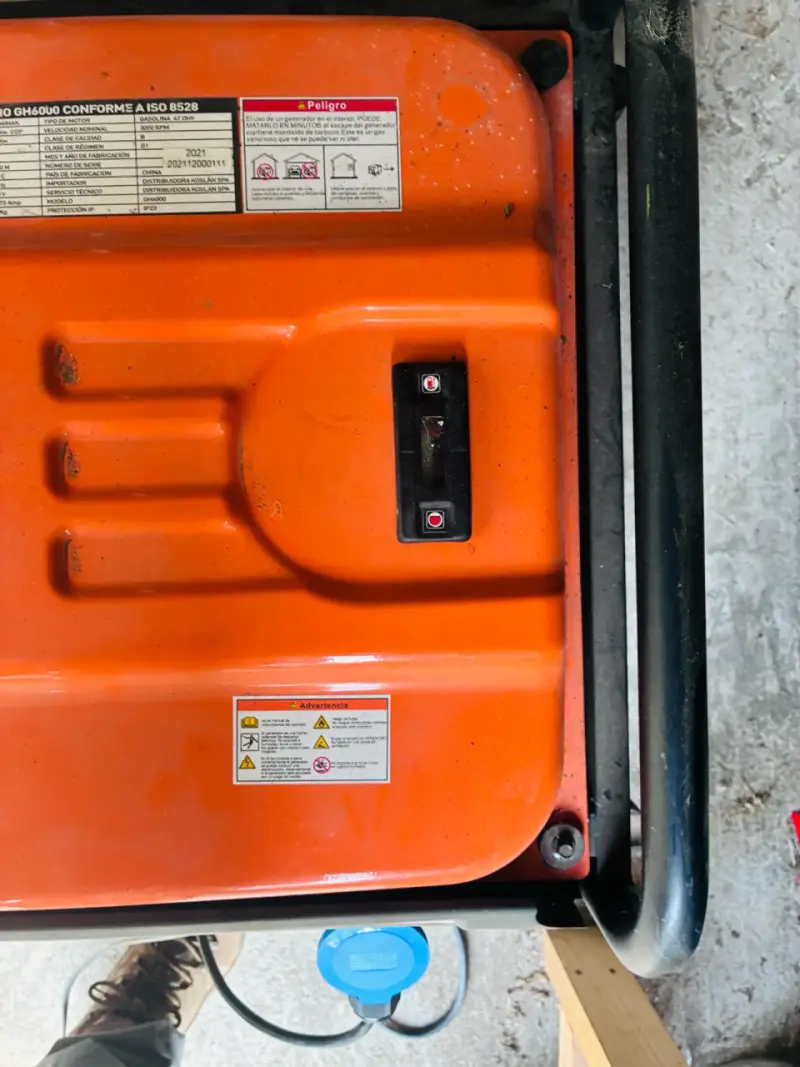 Generador eléctrico 25L naranja - 2