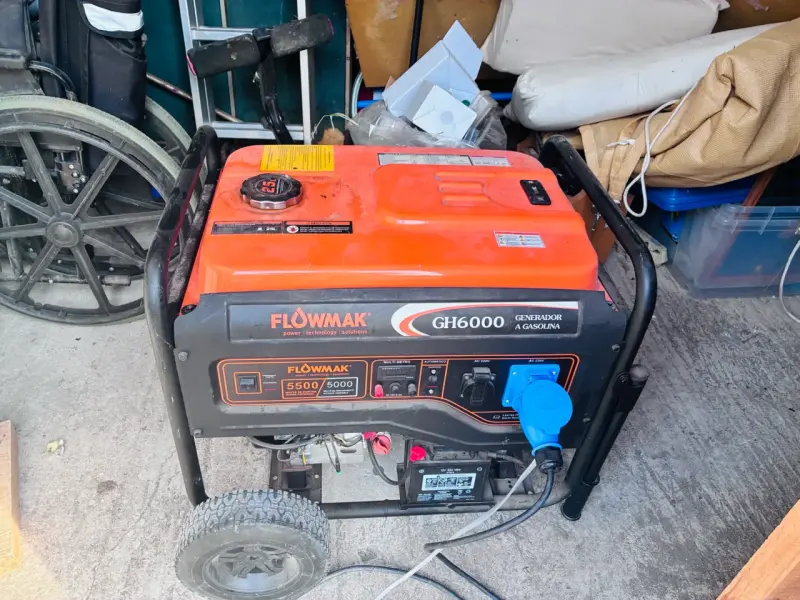 Generador eléctrico 25L naranja - 5