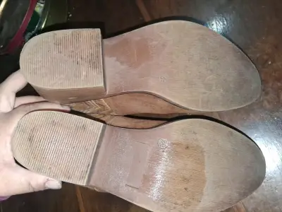 Botines cortos de gamuza marrón - miniatura 4