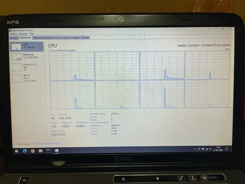 Laptop Dell XPS 15 Core i7 2630QM - 4