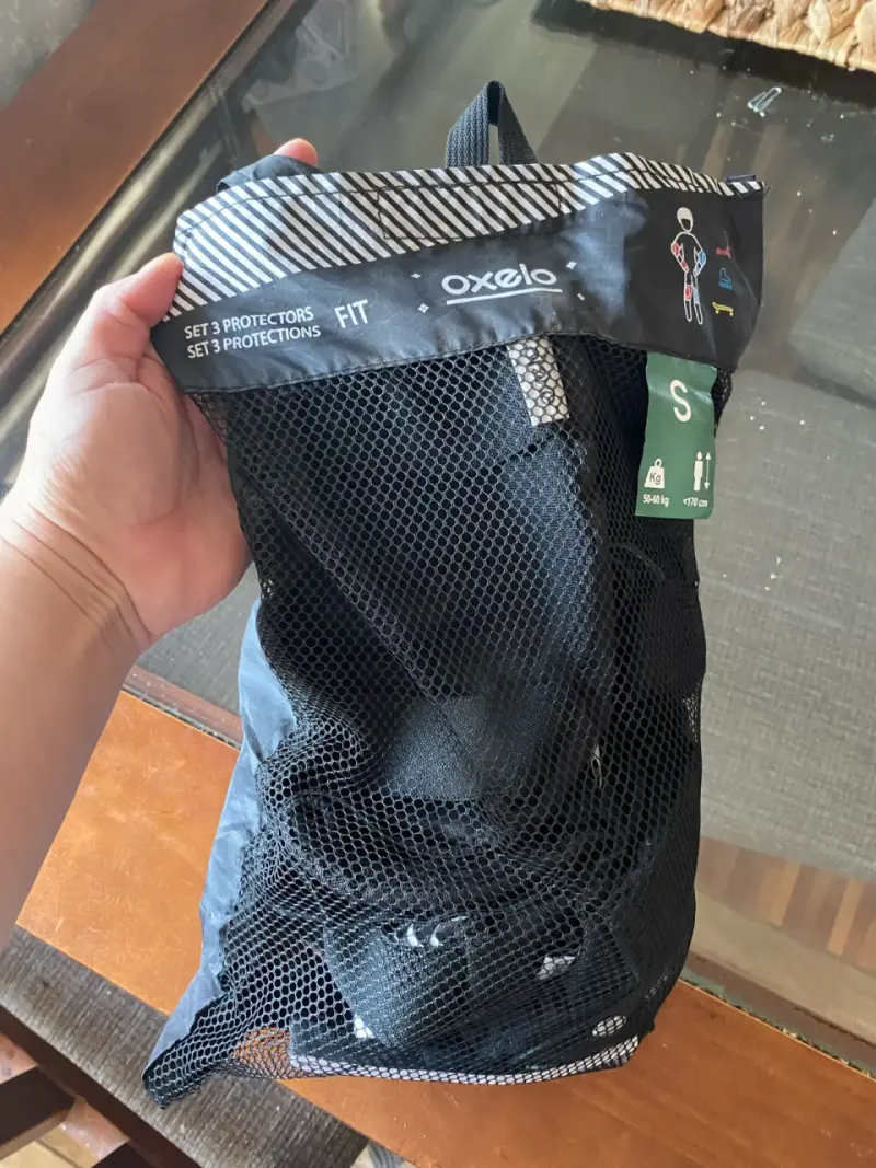 Set de Protectores Oxelo Talla S
