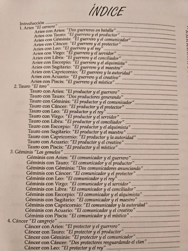 Libro 'El Zodíaco y las Relaciones' - 3