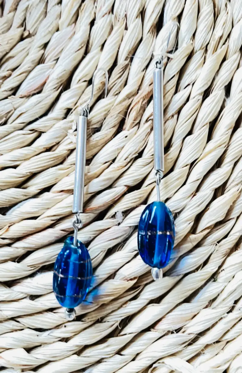 Aros colgantes de plata fina (variedades) - 1
