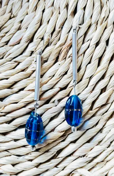 Aros colgantes de plata fina (variedades) - miniatura 1