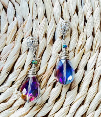 Aros colgantes de plata fina (variedades) - miniatura 2