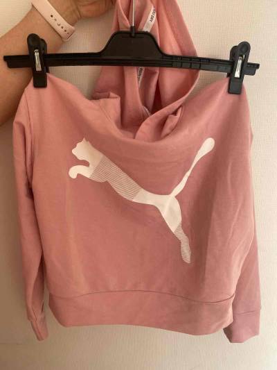 Polerón Puma rosa con logo - miniatura 1