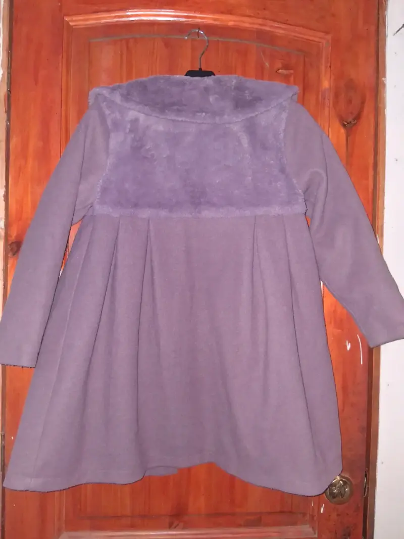Abrigo de invierno morado - 2