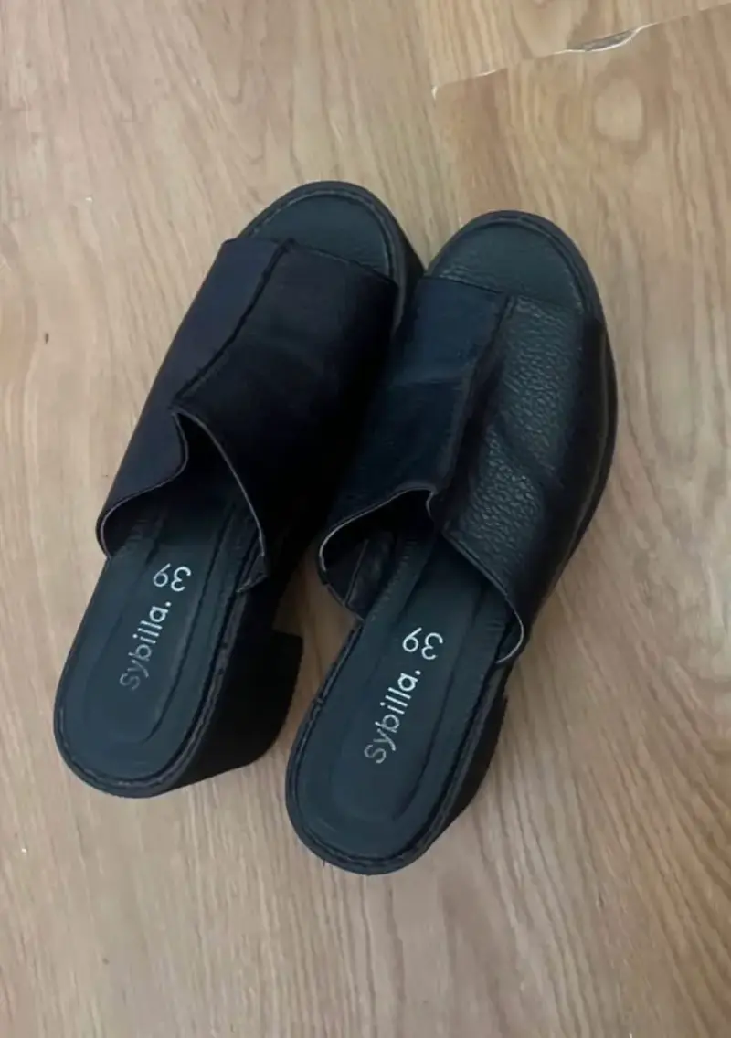 Sandalias negras Sybilla talla 39