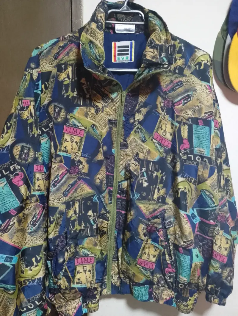 Chaqueta estampada vintage - 1