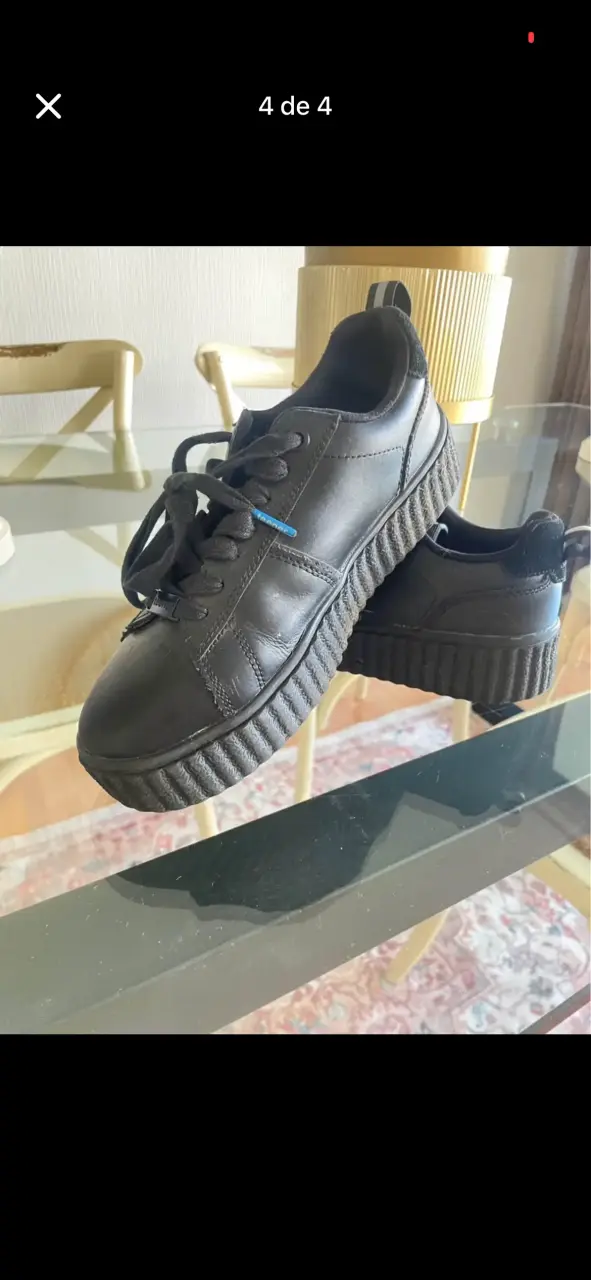 Zapatillas negras estilo casual - 3