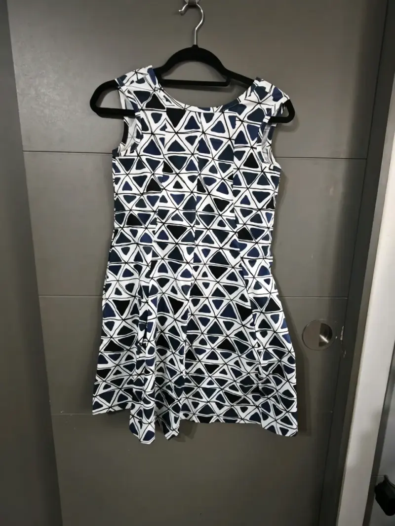 Vestido estampado geométrico - 3