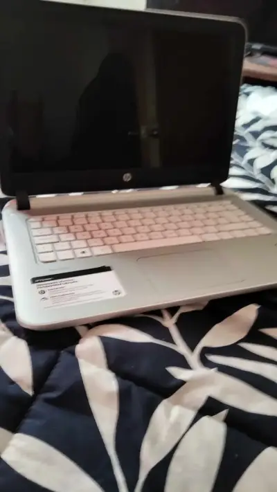 Notebook HP gris usado - miniatura 1