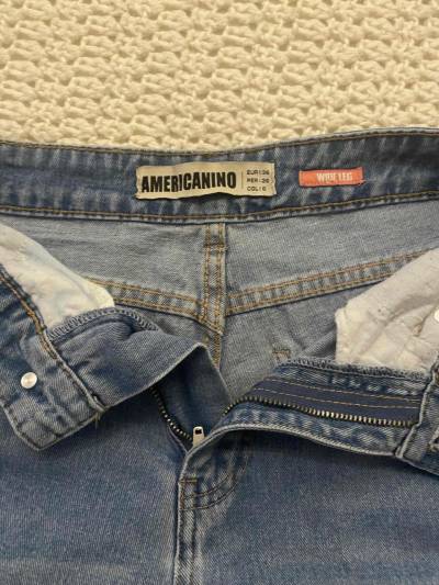 Jeans Americanino azul claro unisex - miniatura 2