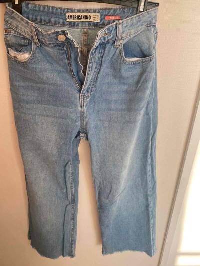 Jeans Americanino azul claro unisex - miniatura 3