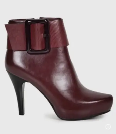 Zapato de tacón beige elegante - miniatura 5