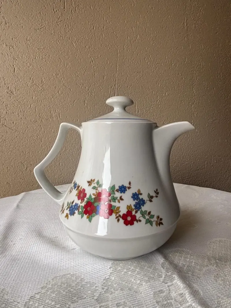 Juego de té vintage floral - 3