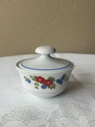 Juego de té vintage floral - miniatura 6