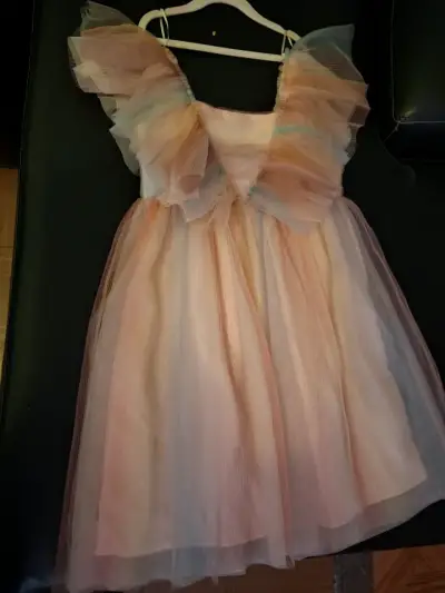 Vestido de tul multicolor - miniatura 2