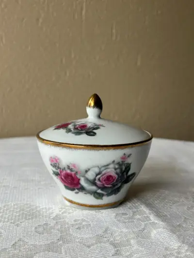 Juego de tazas con flores - miniatura 4