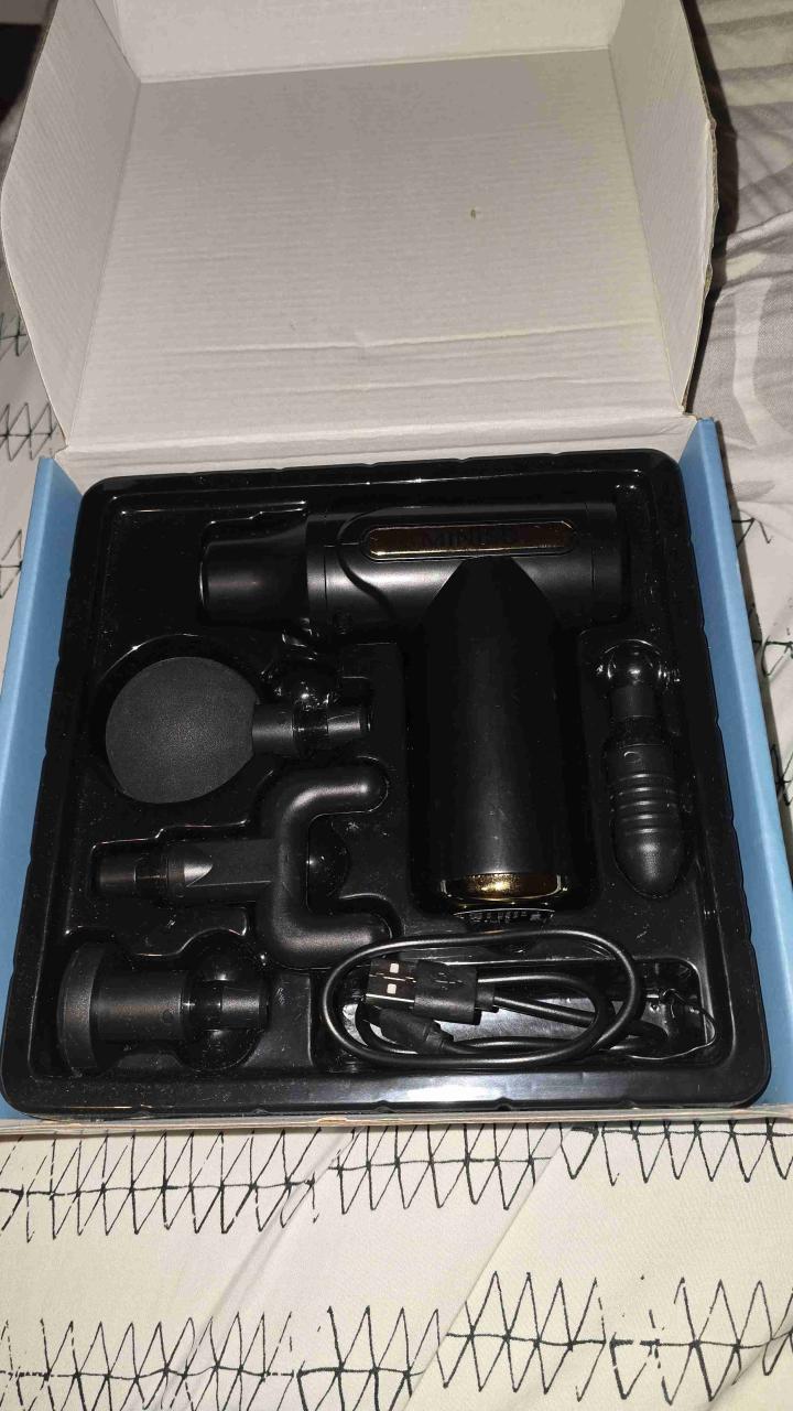 Pistola de masaje negra - 1