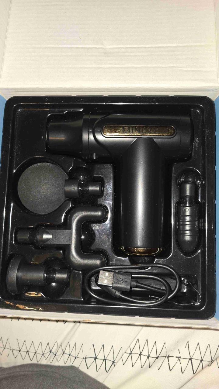 Pistola de masaje negra - 3