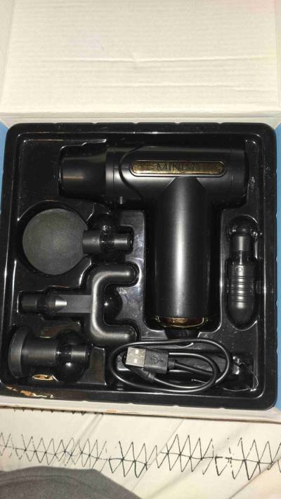 Pistola de masaje negra - miniatura 3