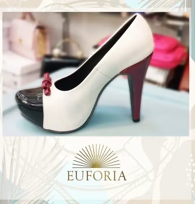 Zapato de tacón negro elegante - 2