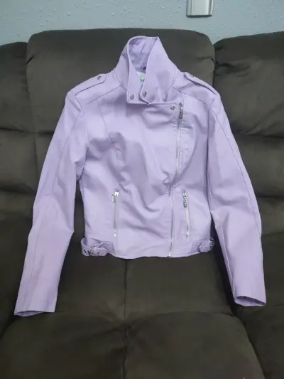 Chaqueta ecocuero mujer - miniatura 2
