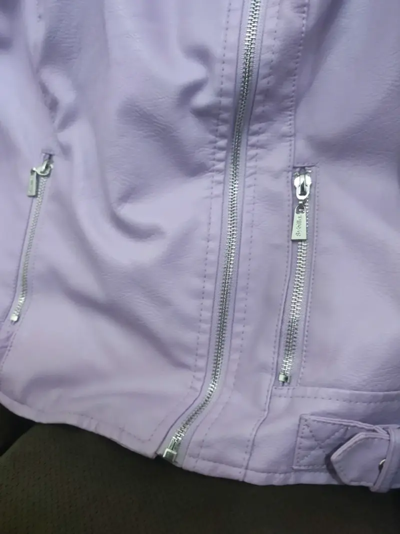 Chaqueta ecocuero mujer - 4