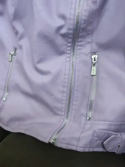 Chaqueta ecocuero mujer - miniatura 4