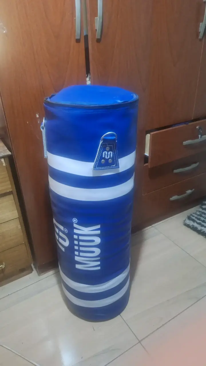 Saco de boxeo azul Muuk