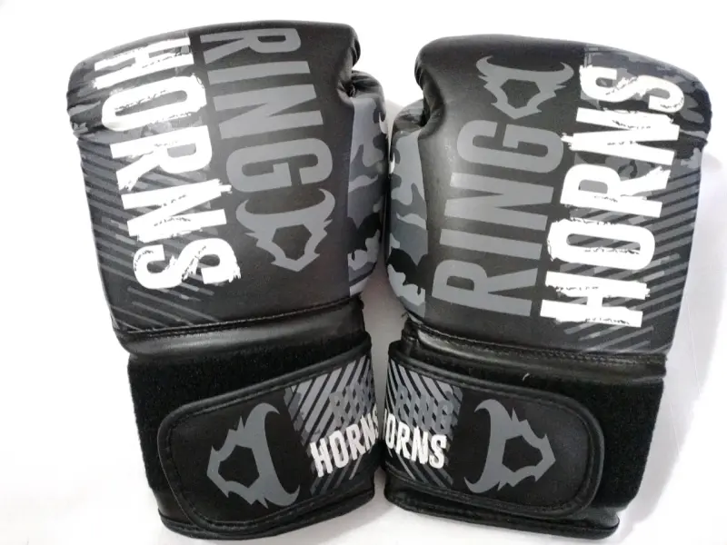 Guantes de boxeo Ring Horns negros - 1