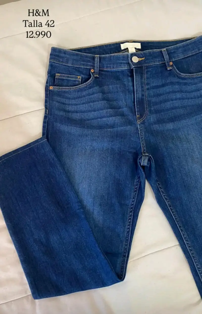 Jeans azul H&M talla 42