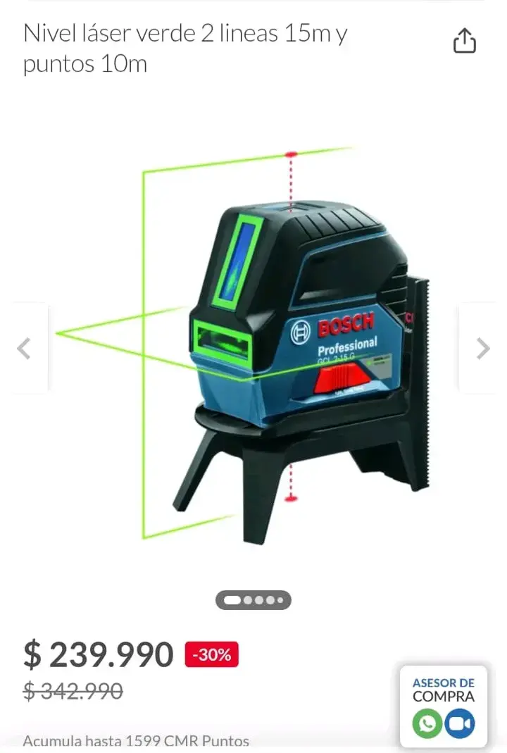 Pack Laser y Tripode Bosch - 6