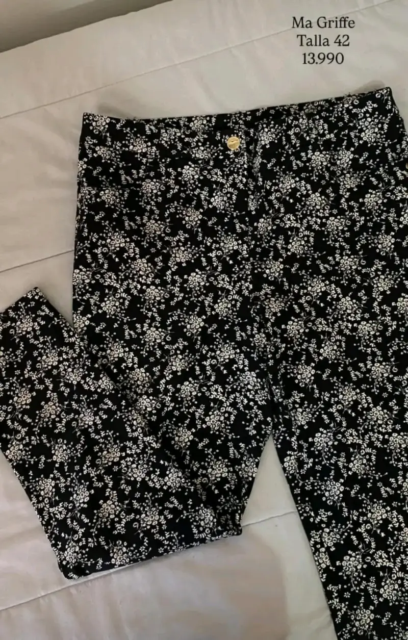 Pantalones estampados florales