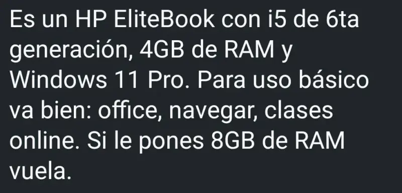 Laptop HP Intel Core i5 - 2