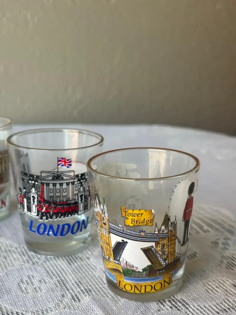 Set de vasos de shot Londres - 3