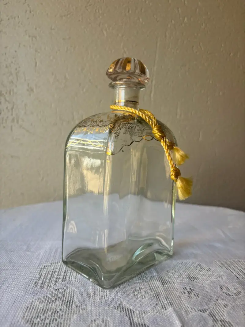 Botella de vidrio decorativa - 3