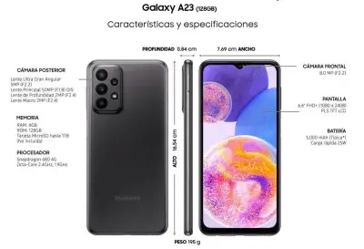 Samsung Galaxy A23 128GB Negro - miniatura 1